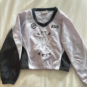 Kith Kids Lavender & Dark Grey Pullover